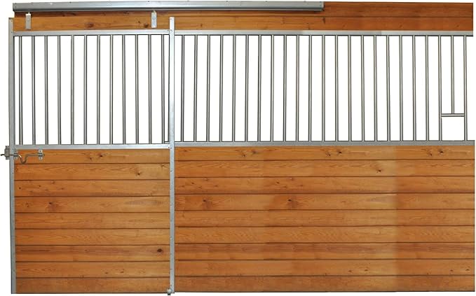 10 ft Galvanized Horse Stall Front Kit with Feed Opening Lumber NOT Included!