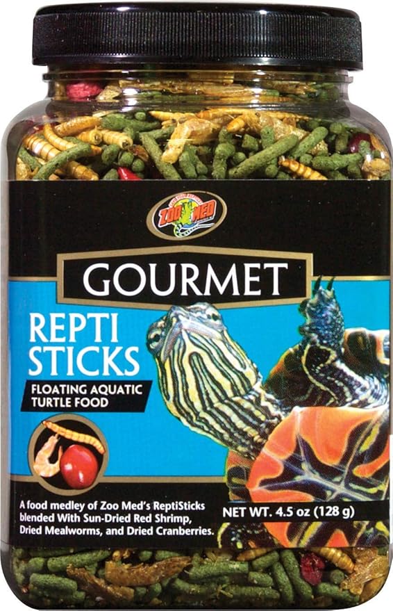 Zoo Med Gourmet Repti Sticks Floating Aquatic Turtle Food 4.5 oz - Pack of 2