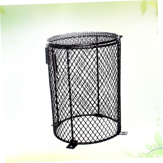 Happyyami Reptile Lamp Cover Scald Protection Lampshade for Reptiles Durable and Wear Resistant Easy Installation Compatible with Bulbs up for Turtle Lizard and Other Pets