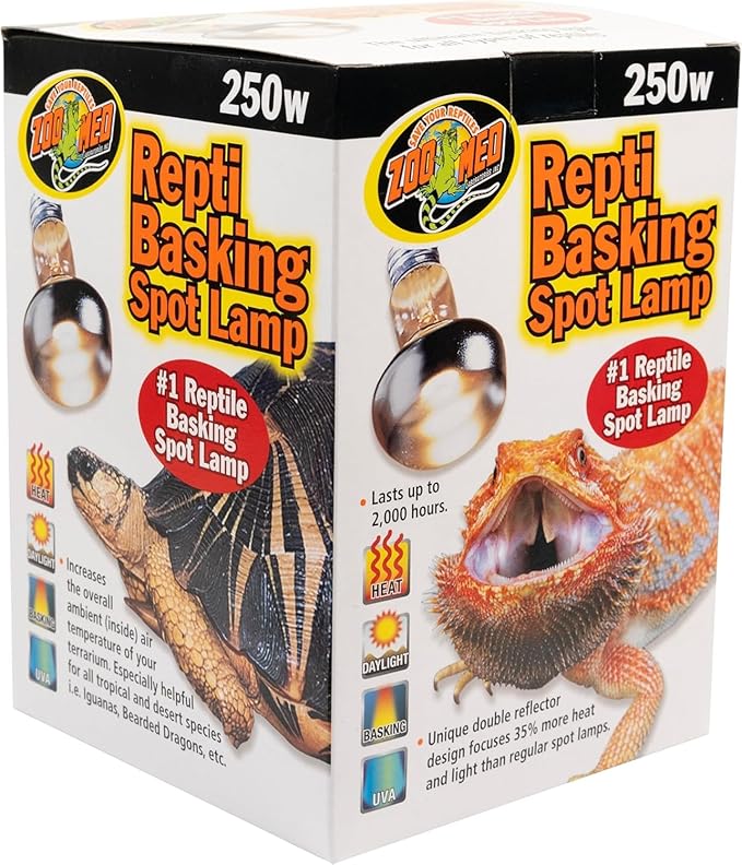 Zoo Med Repti Basking Spot Lamp Replacement Bulb 250 Watts - Pack of 4