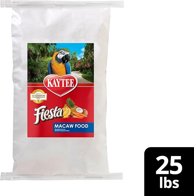 Kaytee Fiesta Macaws Bird Food 25 lb