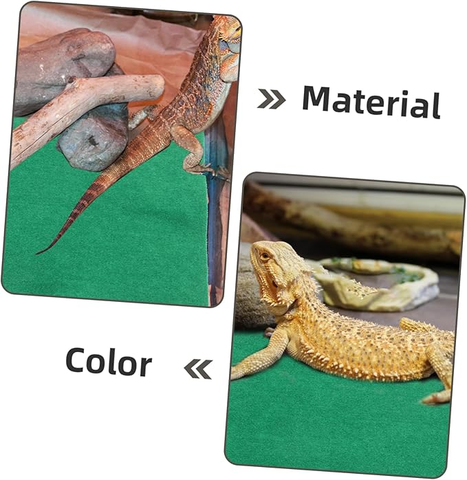 Milisten Reptile Warm Cushion Durable Pet Sleeping Pad for Tortoises Lizards Spiders for Terrarium Reptile Supplies Keeps Pets Cozy Winter