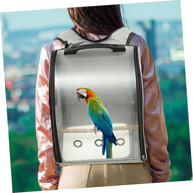 Sosoport Parrot Travel Carrier Birdcage Backpack Bird Carrier Bag Portable Bird Bag