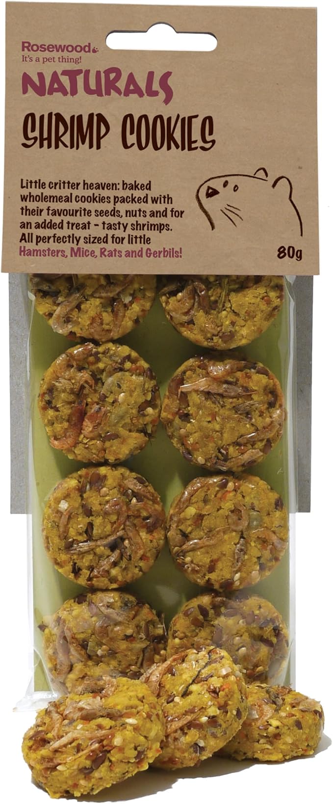 (Boredom Breaker) NATURALS Shrimp Cookies (80g)
