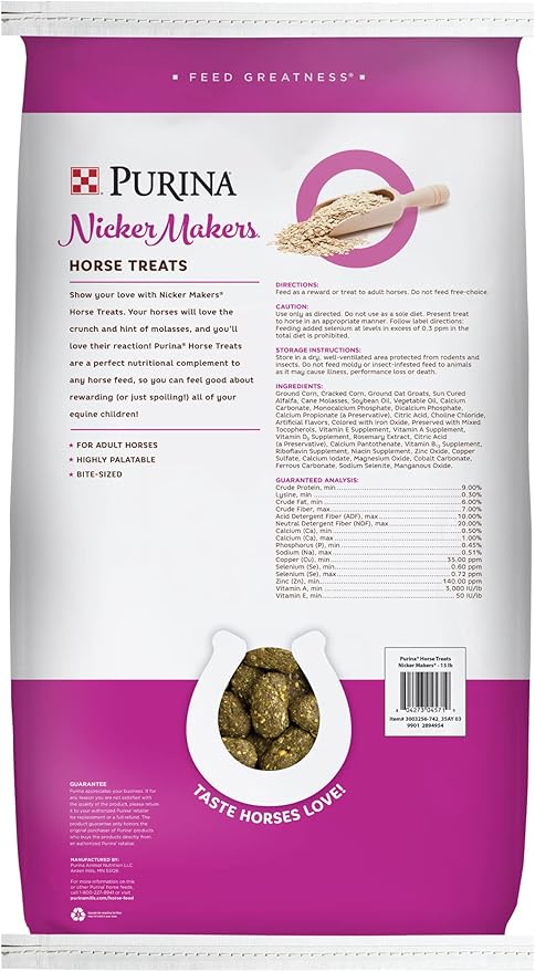Purina | Nicker Makers Horse Treats | 15 Pound (15 lb.) Bag