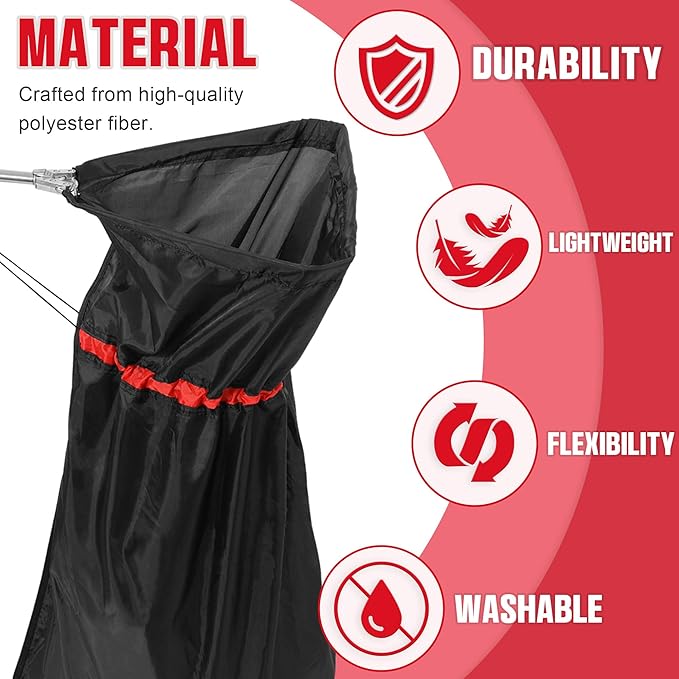 Telescopic Snake Catcher Net with Secure Drawstring – 29 to 66 Inch Adjustable Pole for Safe Transporting and Capturing All Kinds of Snakes