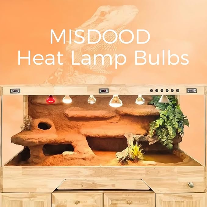 250W Heat Lamp Clear Infrared Bulbs, Flood Light Heat Lamp Bulb for Food Service, Brooder Bulb, Chicks, Pet, Bathroom, Light Therapy Use, Glass, 2 Pack
