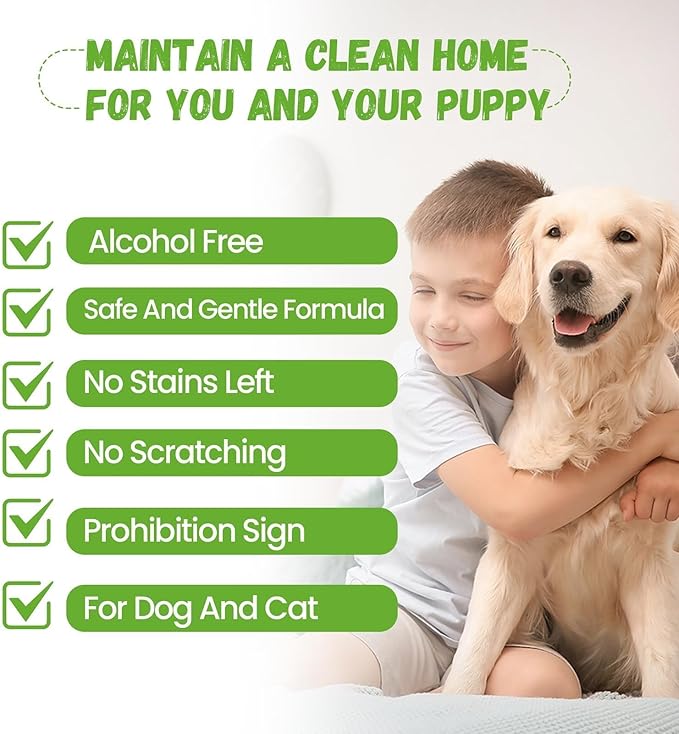 No Chew Spray for Dogs, Bitter Apple Spray for Dogs Cats Anti Chewing Licking from Furniture, Bandages, Dog Training & Behavior Aids Spray, Indoor & Outdoor Use, 200ML (Colorless, 2-Pack)
