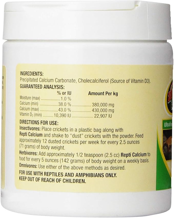 Zoo Med Repti Calcium with D3 8 oz - Pack of 10