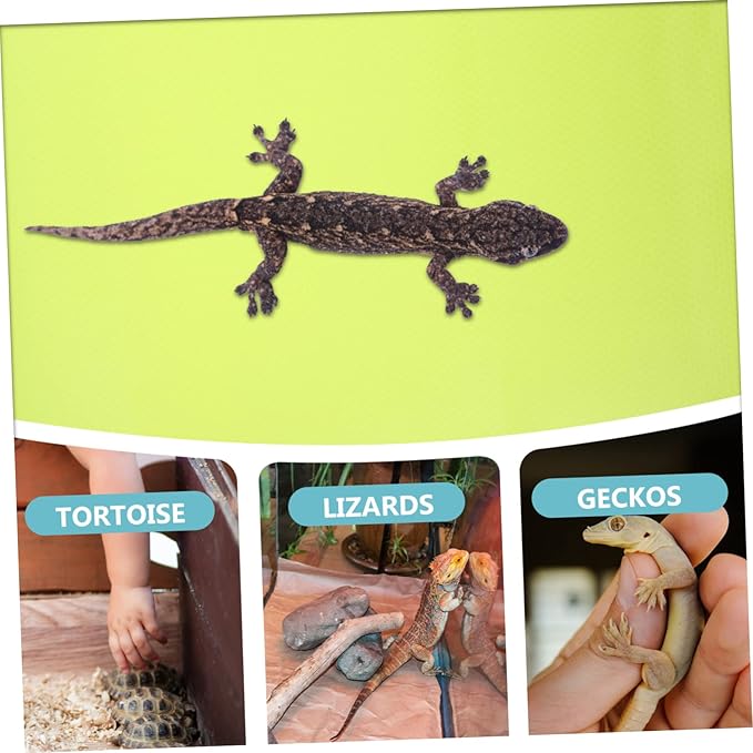 Totority Reptile Carpet for Bearded Dragon Non Slip Substrate Mat for Terrarium Versatile Bedding for Leopard Gecko Lizard Snake Tortoise Easy to Cut and Install