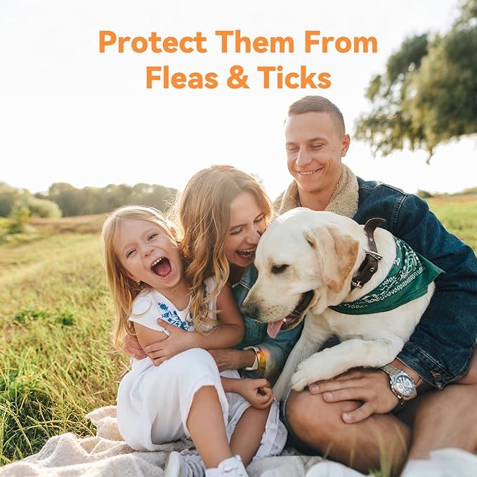PUAINTA Addcool Plus Flea and Tick Prevention for Medium Dogs (23-44 lbs), Professional Topical Treatment, 3 Monthly Doses, Fast-Acting Waterproof Dog Flea Drops