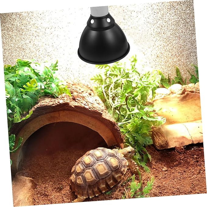 Milisten Reptile Heat Lamp Fixture Dome Light Socket for Terrariums Safe Operation Easy Installation Compatible with Bearded Dragons Turtles for Reptile Heating