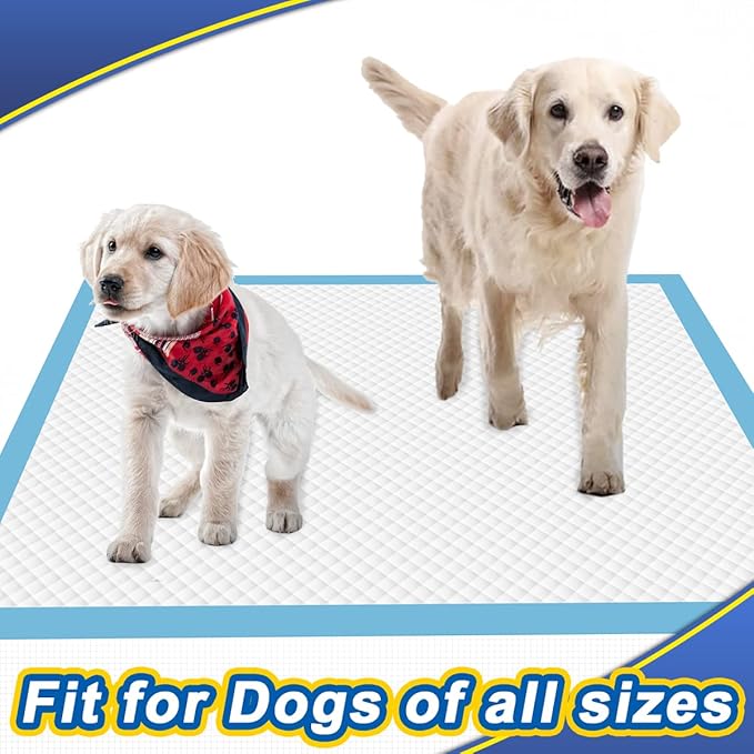 Dogcator Puppy Pads Extra Large 30"x36", 40 Count Thicken XLarge Puppy Pee Pads for Dogs Super Absorbent, Leak-Proof Disposable Pet Training Pad, Potty Piddle Mats for Puppies, Cats, Doggies, Blue