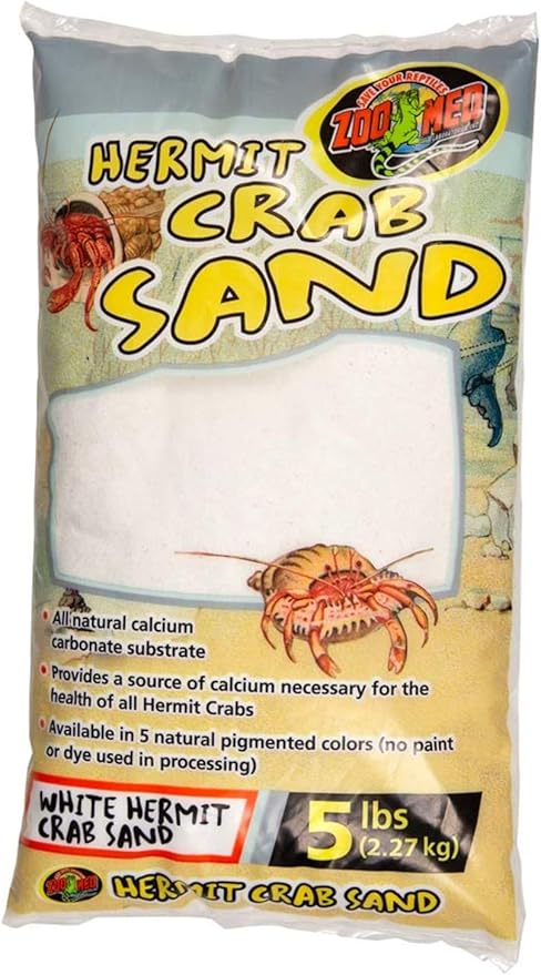 Zoo Med White Hermit Crab Sand 5 lbs - Pack of 33