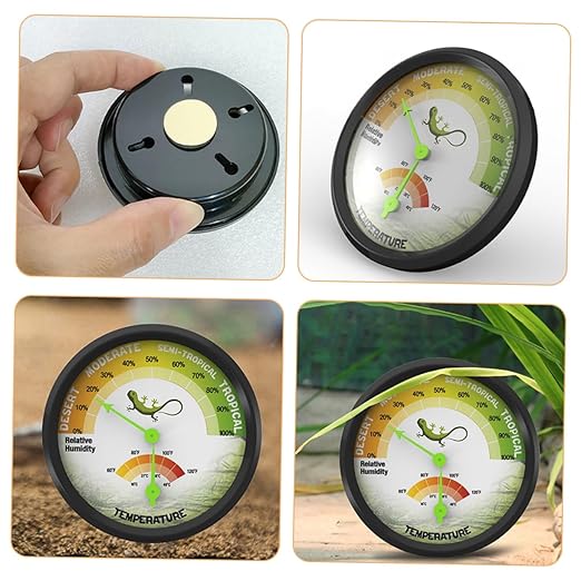 Hemoton Digital Temperature Meters Reusable Thermometer for Home Reptile Thermometers Hygrometer