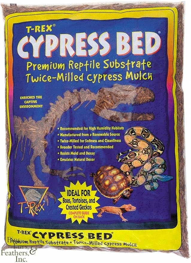 T-Rex Reptile Terrarium Substrate - Cypress Bed 8qt Bag (4qt)
