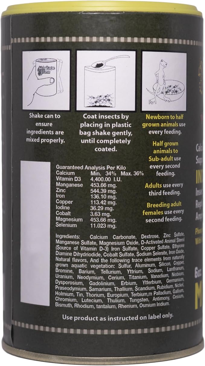 Miner-All Reptile Supplement 6 oz Indoor (2 Pack)
