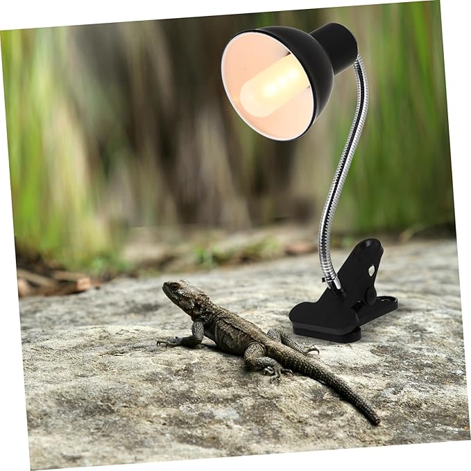 Tortoise Sunburn Light Rack with Switch Heating Light Stand for Turtle Basking Aquarium Sunlamp Shade for Reptiles US Plug