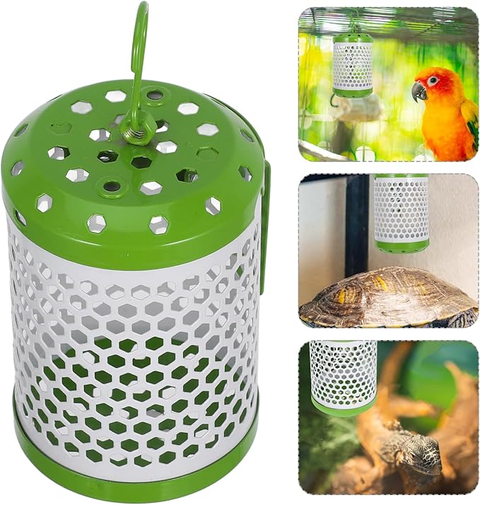 Abaodam Reptile Heat Lamp Fixture Adjustable Mesh for Lizard Snake Turtle and Safety Terrariums Easy to Install and Versatile Heating