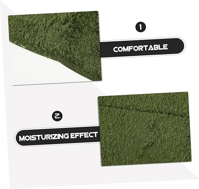 UPKOCH Reptile Carpet Mat for Bearded Dragon Lizard Terrarium Bedding Portable Wear Resistant Liner for Reptile Tanks and Tortoise Cages