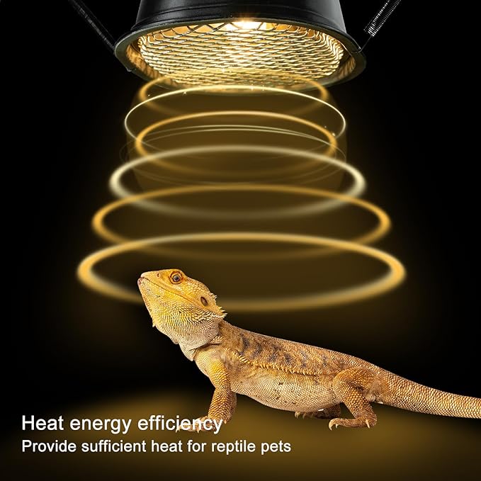 REPTI ZOO 2 Pack Heat Lamp 75W with G9 Reptile Heat Lamp