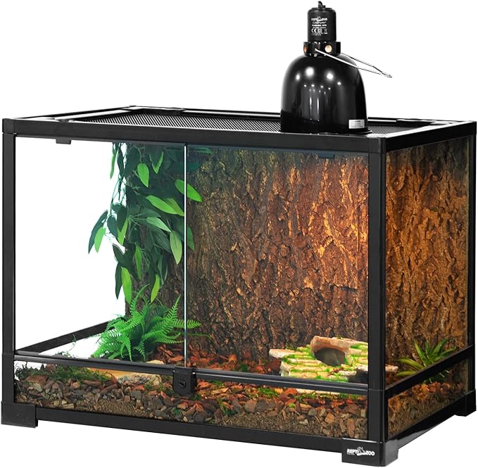 REPTI ZOO 2 Pack 75W Reptile Neodymium Daylight Basking Spot Lamp UVA Bulb Reptile Heat Lamp for Amphibian Lizard Tortoise Bearded Dragon Hedgehogs