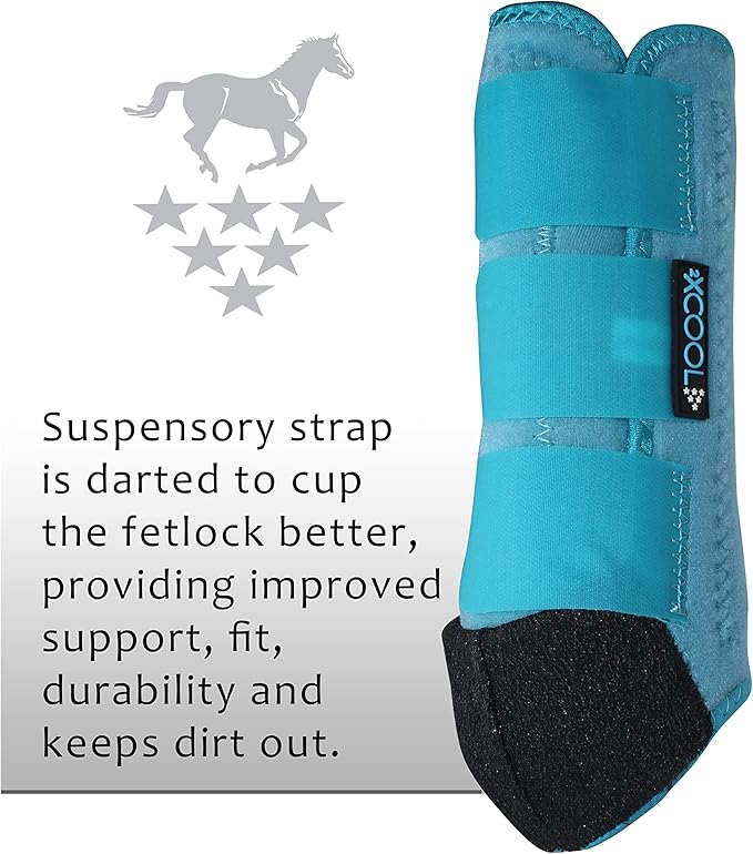 Professional's Choice 2XCOOL Sports Medicine Horse Boots | Protective & Breathable Design for Ultimate Comfort & Durability in Active Horses | Value 4 Pack