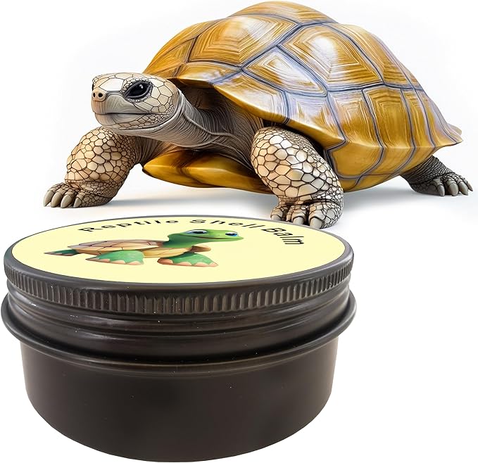 Tortoise Shell Conditioner Balm for Turtle Shell Care – Moisturizer Treatment for Dry Shell, Land Reptile Hydration Cream 2 oz