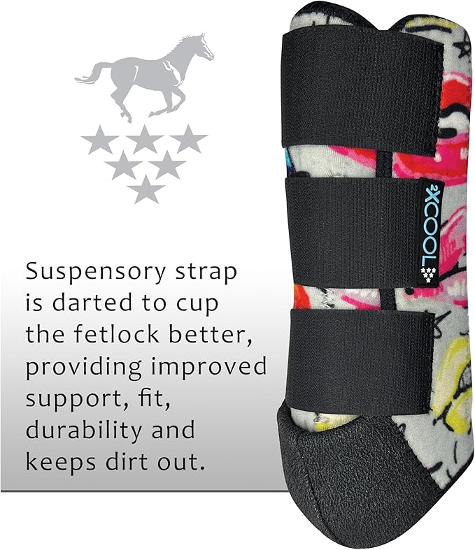 Professional's Choice 2XCOOL Sports Medicine Horse Boots | Protective & Breathable Design for Ultimate Comfort & Durability in Active Horses | Value 4 Pack
