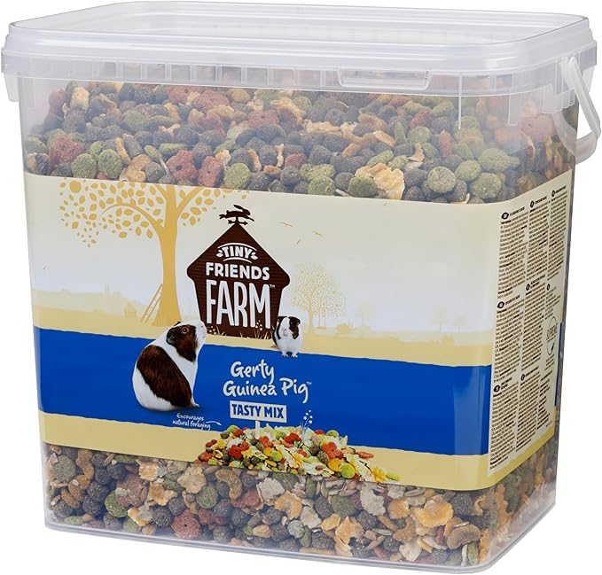 Tiny Friends Farm Gerty Guinea Pig Tasty Mix 10lbs Bucket