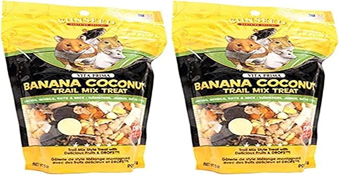 Vitakraft Vita Prima Banana Coconut Trail Mix Treat 5 oz. (Pack of 2)