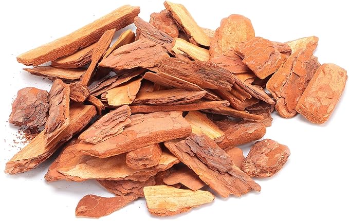 Pine Bark Granule Bedding, Warm Rosin Smell Bark Bedding Pine Tool Mulch Crawler Box Accessories for Substrate Terrarium Bearded Dragon and Tortoise (Large Particles 250g)
