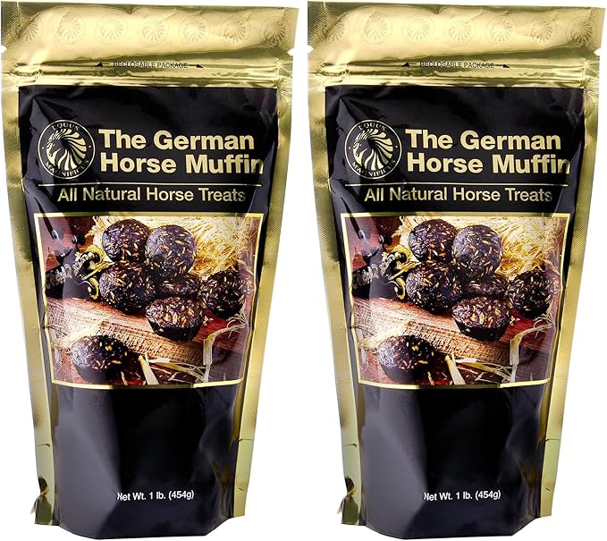 The German Horse Muffin All Natural Horse Treats 1lb (Pack of 2)