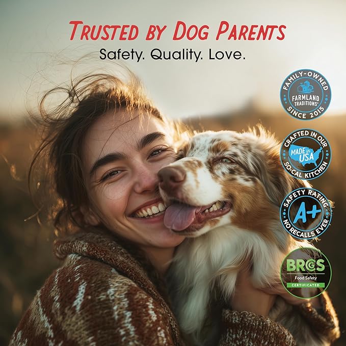 Farmland Traditions Dogs Love Chicken Jerky Dog Treats with Only 3 Ingredients and No Fillers, 1 Pound Bag (Pack of 2)