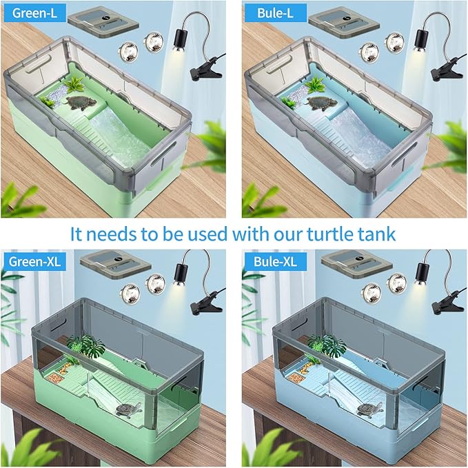 3 Pieces Set - Integrated Turtle Tank Filtration Accessories