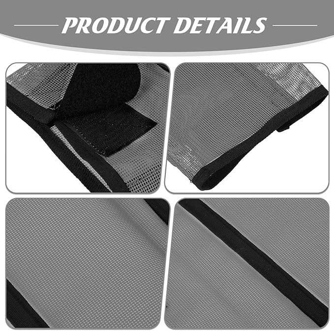 Jexine Set of 8 Mesh Fly Boots for Horse Loose Fitting Non Slip Breathable Horse Fly Leggings Protective Reduces Stress Leg Fatigue Wraps for Preventing Flies Mosquitoes Bite