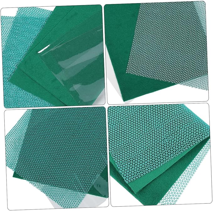 Reptile Carpet Mat Liner for Tortoise Bedding and Pet Terrariums Cage Mat Easy-Clean Reusable Substrate for Reptile Breeding Cage Green