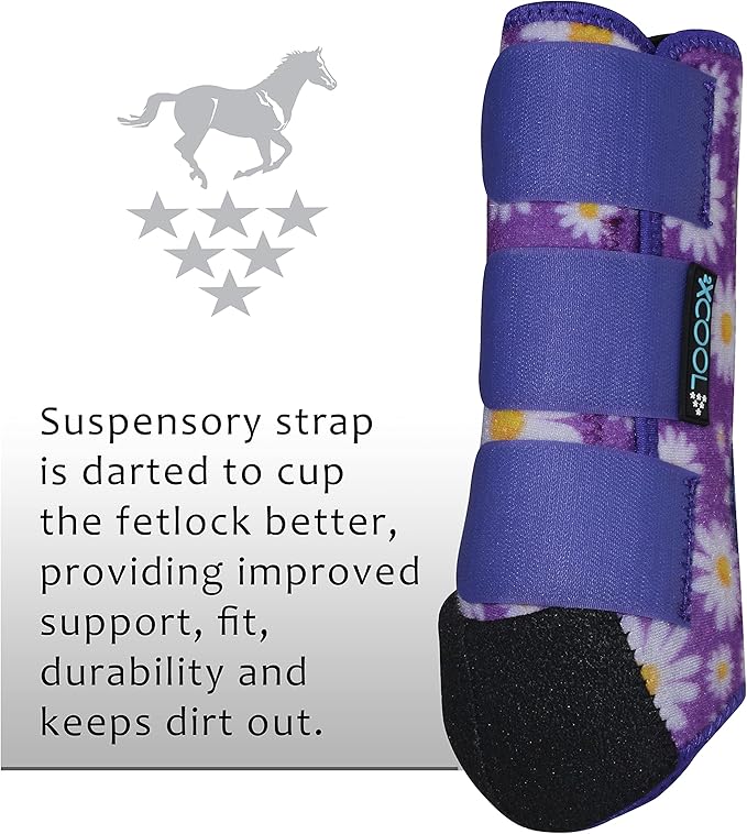Professional's Choice 2XCOOL Sports Medicine Horse Boots | Protective & Breathable Design for Ultimate Comfort & Durability in Active Horses | Value 4 Pack