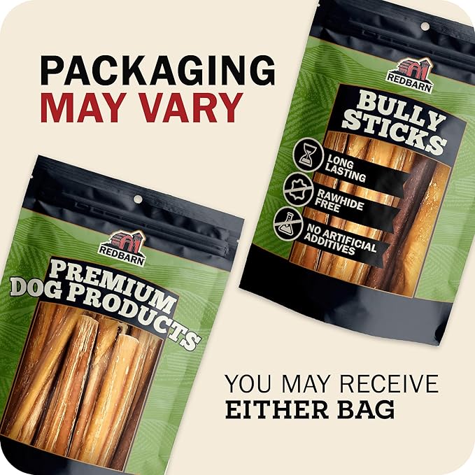 Redbarn Pet Products 24" Bully Sticks for Dogs 25-Count