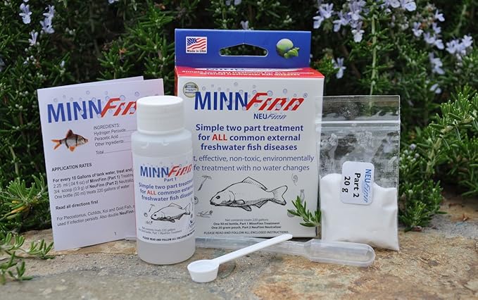 MinnFinn Mini - Broad-Spectrum Treatment for Koi and Goldfish Diseases