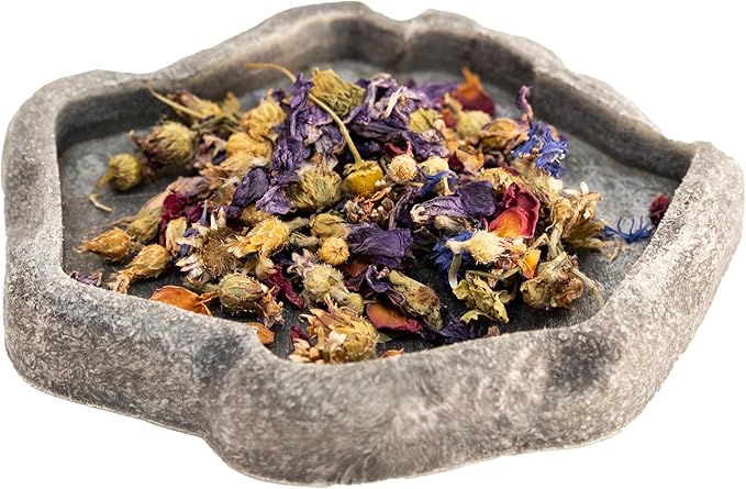 Zoo Med Tortoise & Box Turtle Flower Food Topper 0.21 oz - Pack of 4