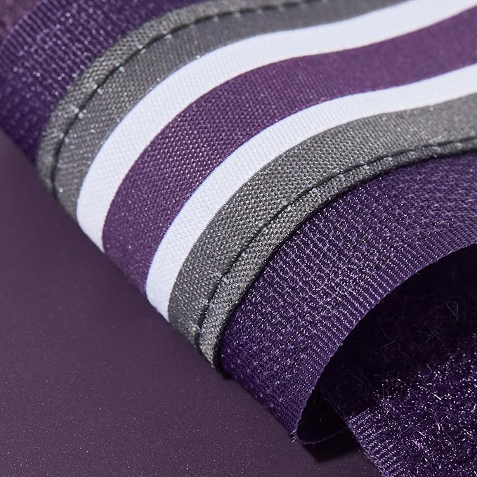 HORZE Adepto Open Front Tendon Boots | Durable Shell with Neoprene Lining - Blackcurrant Purple - Pony