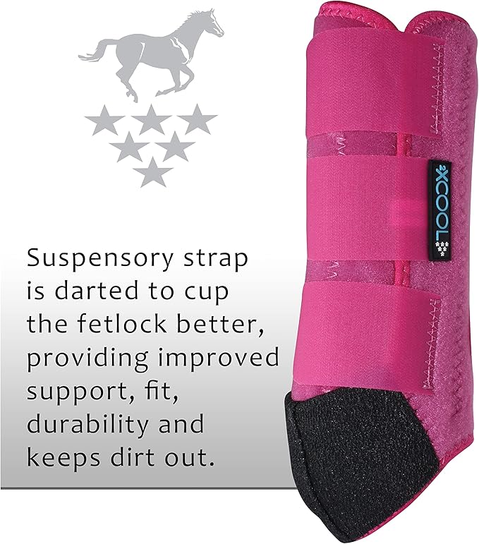 Professional's Choice 2XCOOL Sports Medicine Horse Boots | Protective & Breathable Design for Ultimate Comfort & Durability in Active Horses | Value 4 Pack