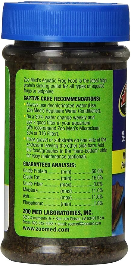 Zoo Med Aquatic Frog & Tadpole Food 2 oz - Pack of 3