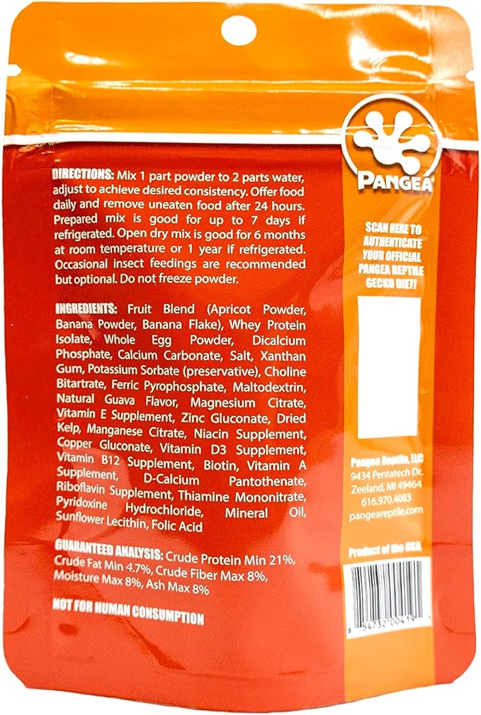 Pangea Gecko Diet Watermelon & Apricot Bundle - 2oz Watermelon and Apricot