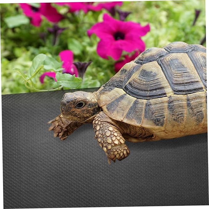 Happyyami Reptile Carpet Mat for Turtles Snakes and Lizards Non Slip Bedding Comfortable Terrarium Substrate for Bearded Dragons and Leopard Geckos