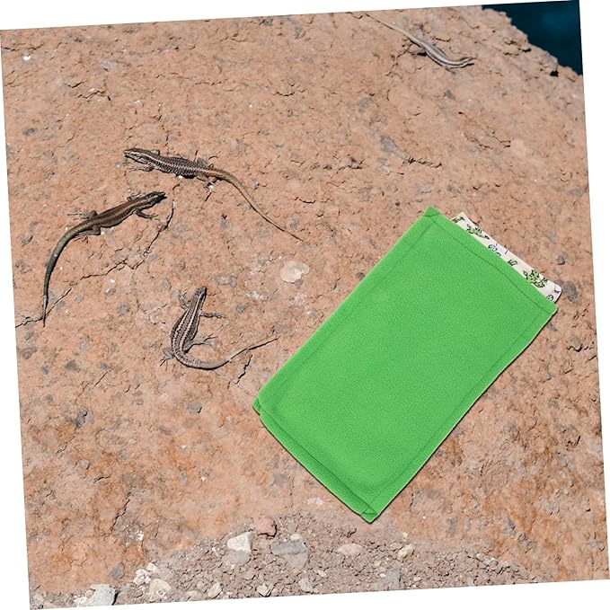 Milisten Reptile Sleeping Bag Warm Lizard Pillow Hideout Mat for Bearded Dragon