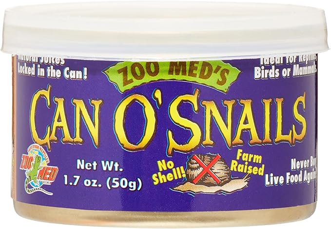 Zoo Med Can O' Snails Turtle Food, 1.7-Ounce