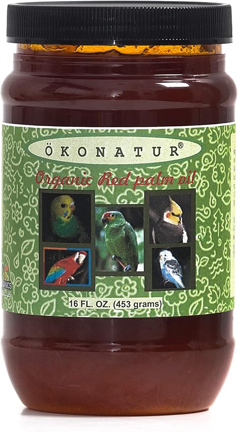 Red Palm Oil for Birds and Parrots - 16 fl oz