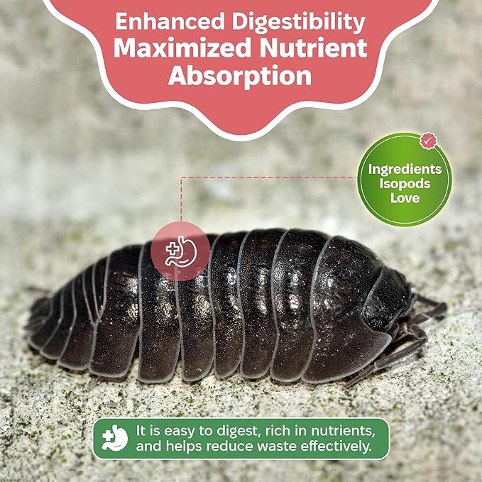 Snout and Shell Daily Driver Isopod Food – Natural Nutrition